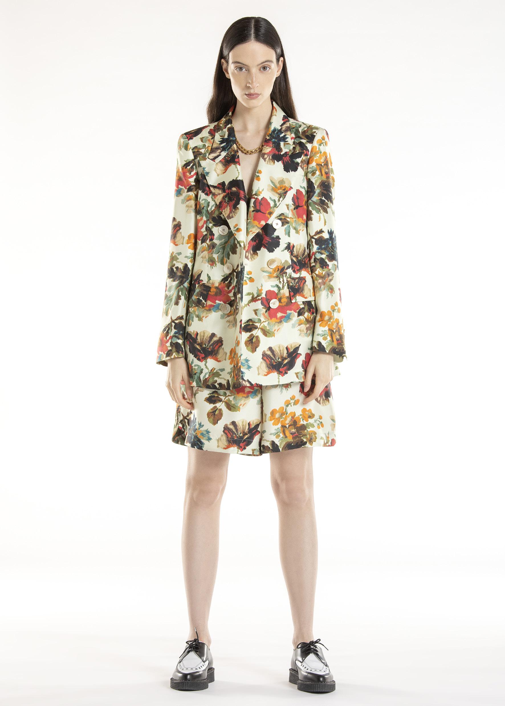 Alberto Biani Alberto Biani graphic-print blazer